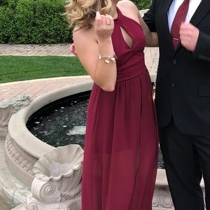 High-low formal dress